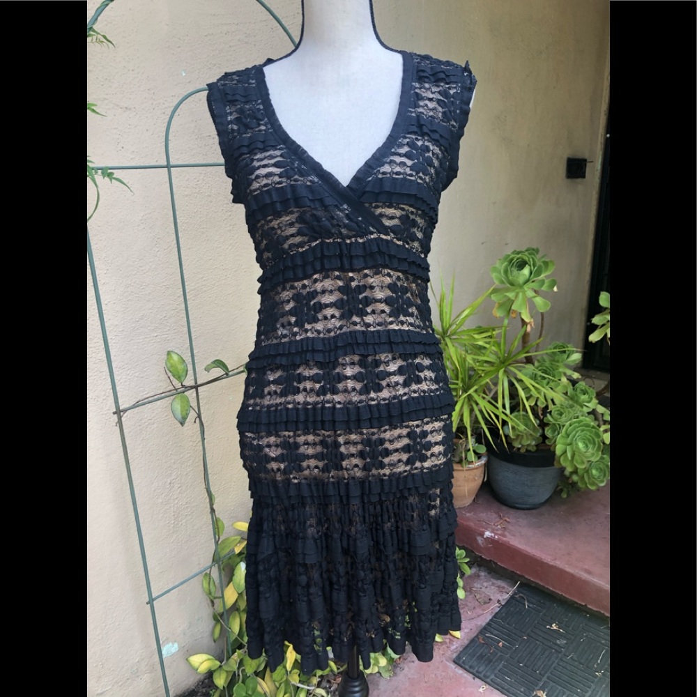 Black lace dress